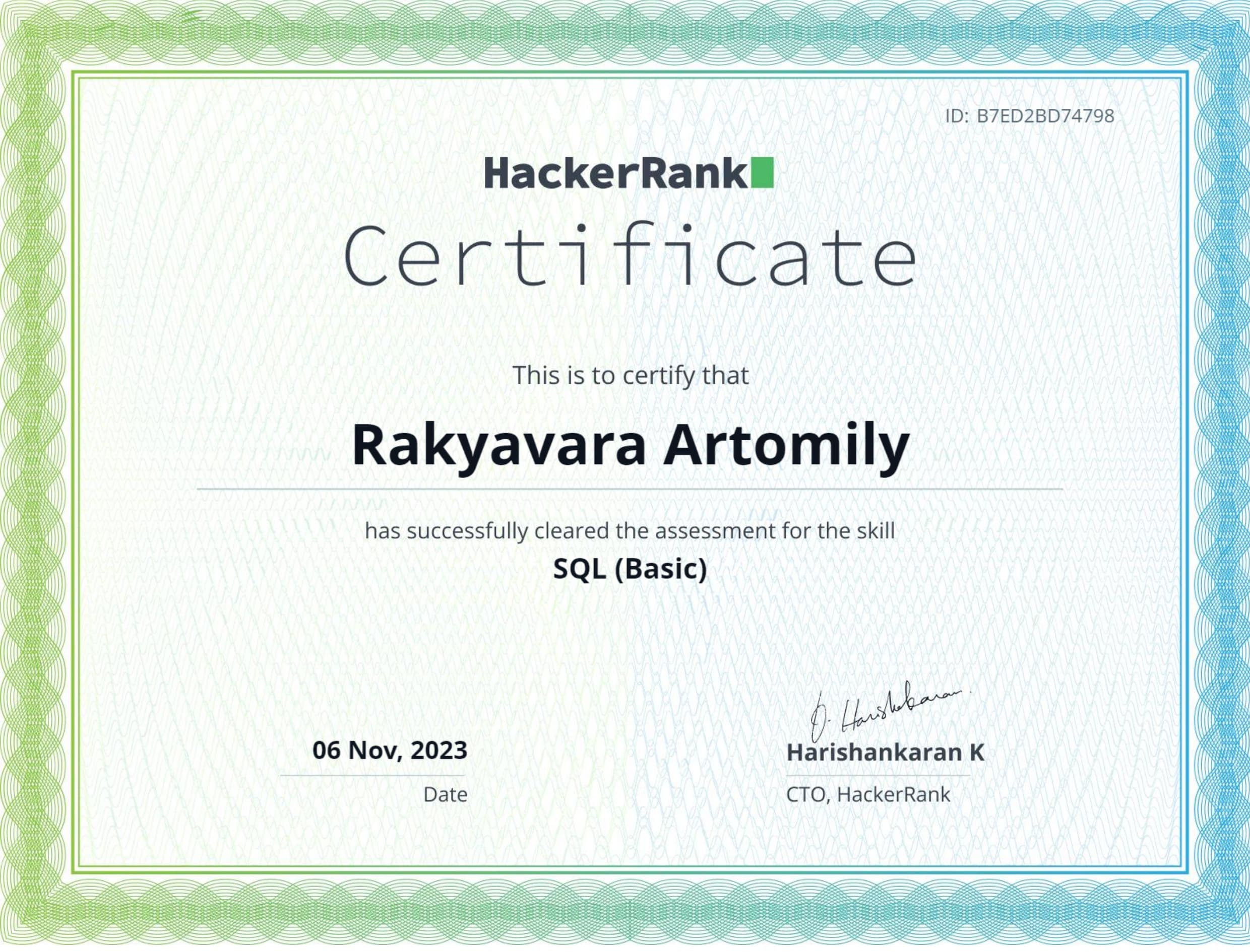 SQL (Basic)